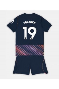 Tottenham Hotspur Dominic Solanke #19 Jalkapallovaatteet Lasten Vieraspeliasu 2026-27 Lyhythihainen (+ Lyhyet housut)